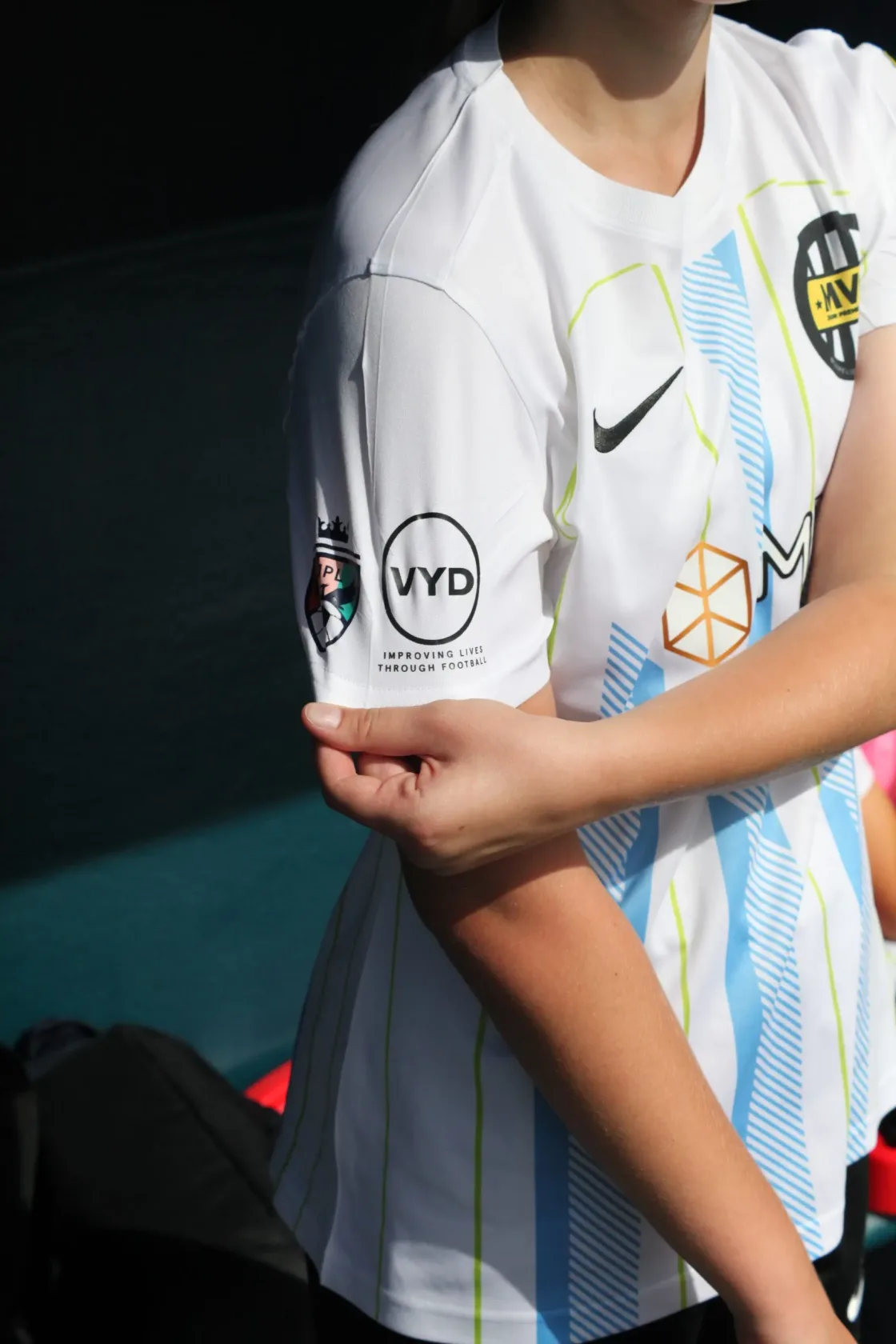 VYD logo on right arm of Montpelier Villa Galaxy player