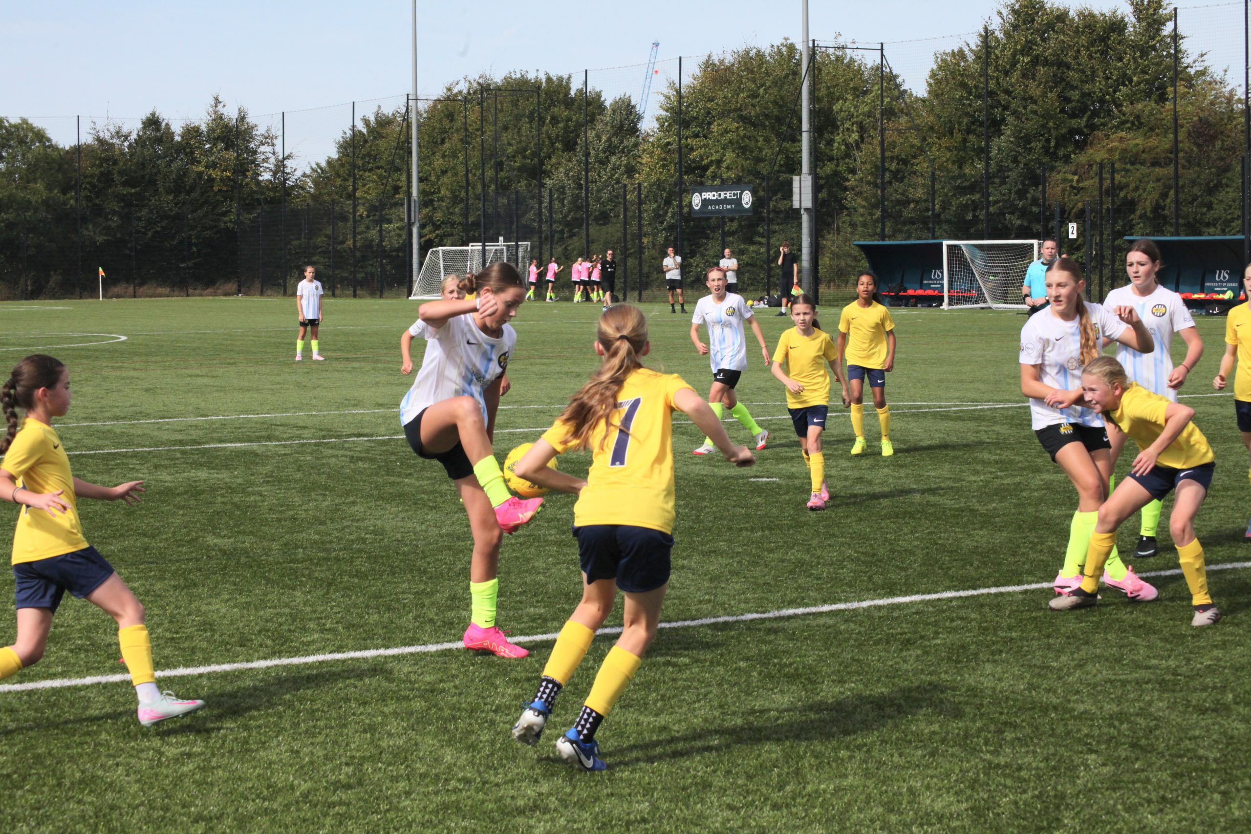 Villa Galaxy girls on the attack